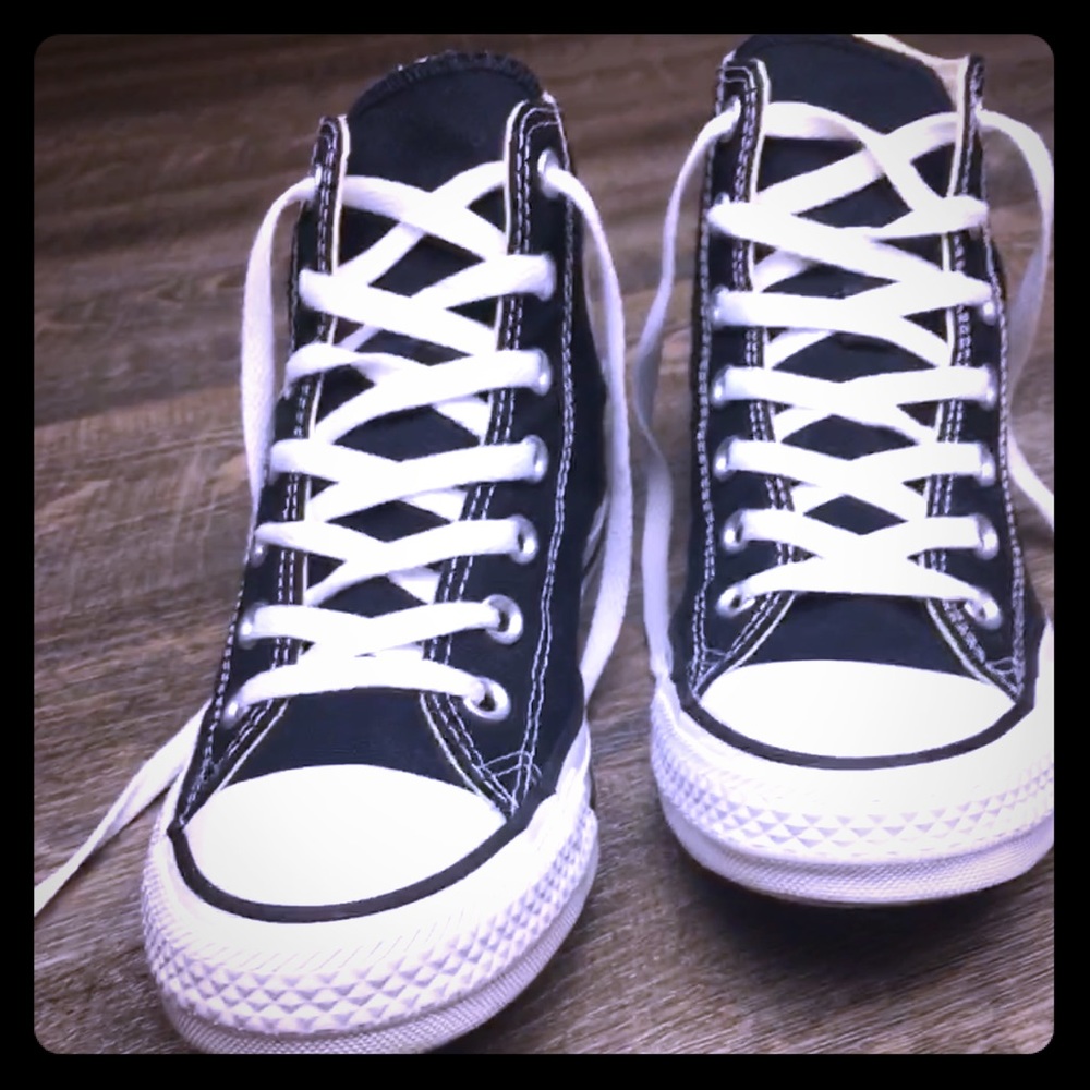 Converse high tops black